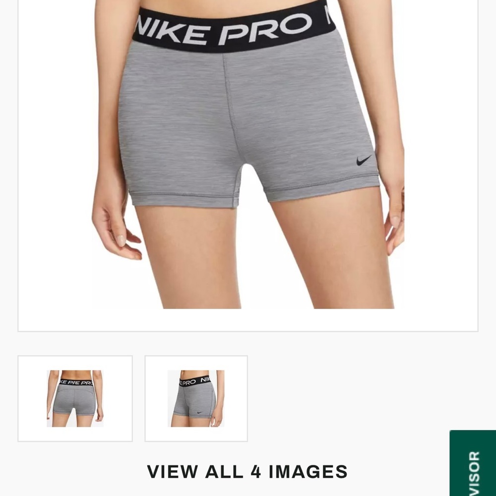 Nike pro short - gray worn it’s once